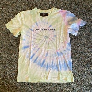 Lonely Ghost Tye Dye Tee - I love you say it back